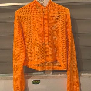 Neon Mesh Hoodie🧡
